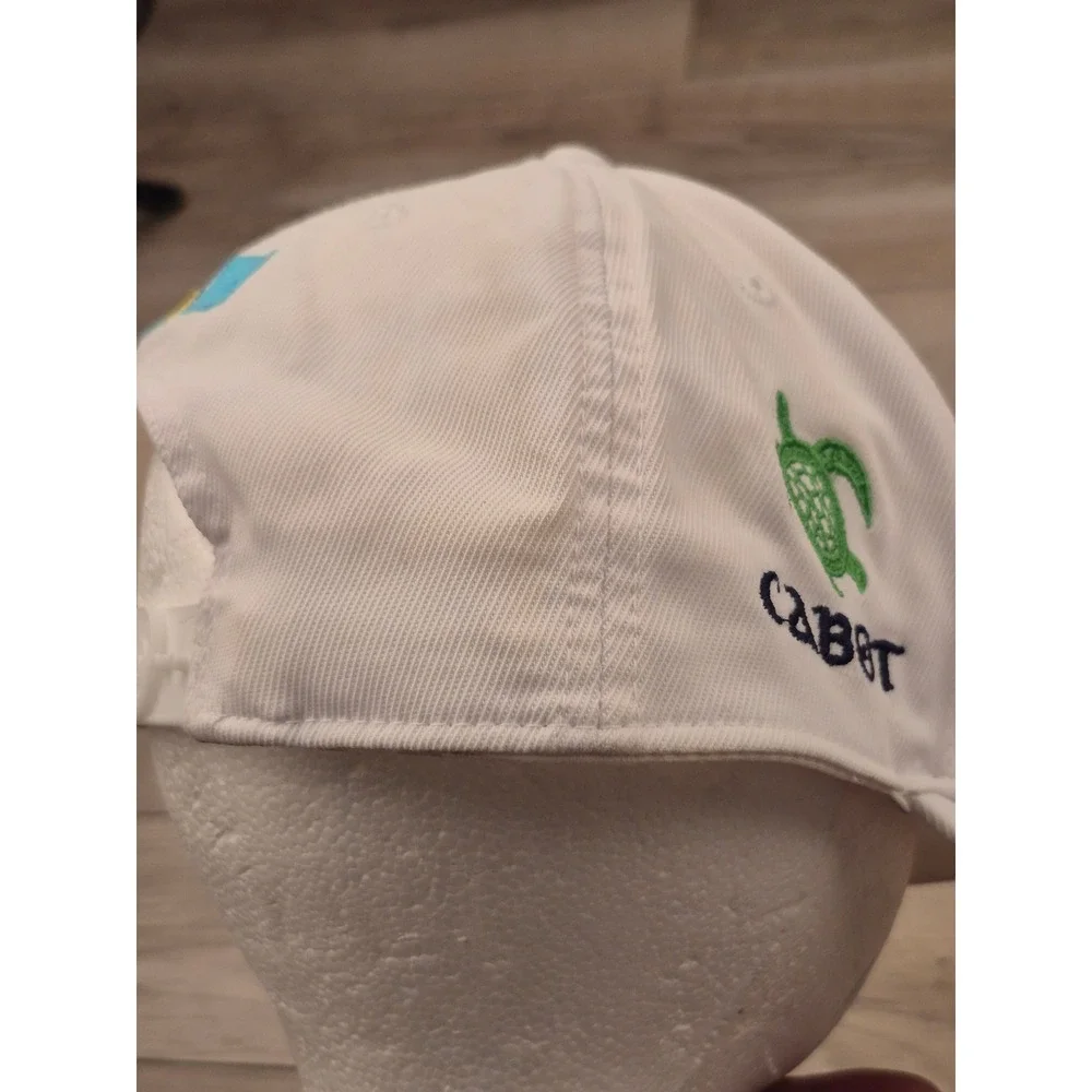 G/FORE CSL Cabot Saint Lucia Golf Hat White‎ Snapback Navy Embroidery Mens